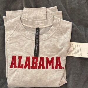 NWT lululemon athletica Gray Alabama City Sweat Crew Sweatshirt M
